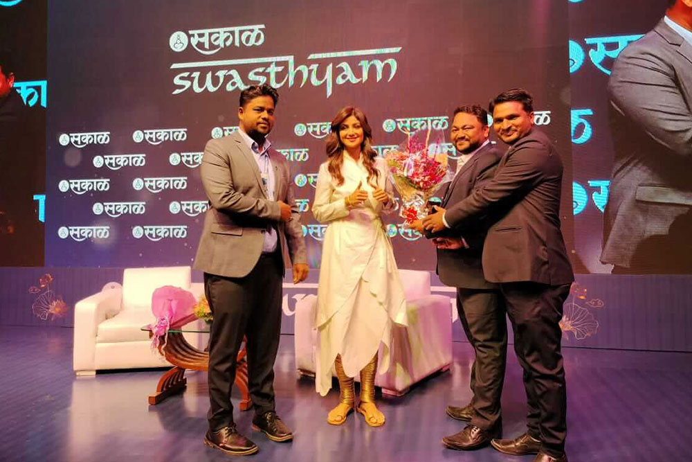 Shilpa Shetty at Kute Group Sponsored Sakal Swasthyam 2022